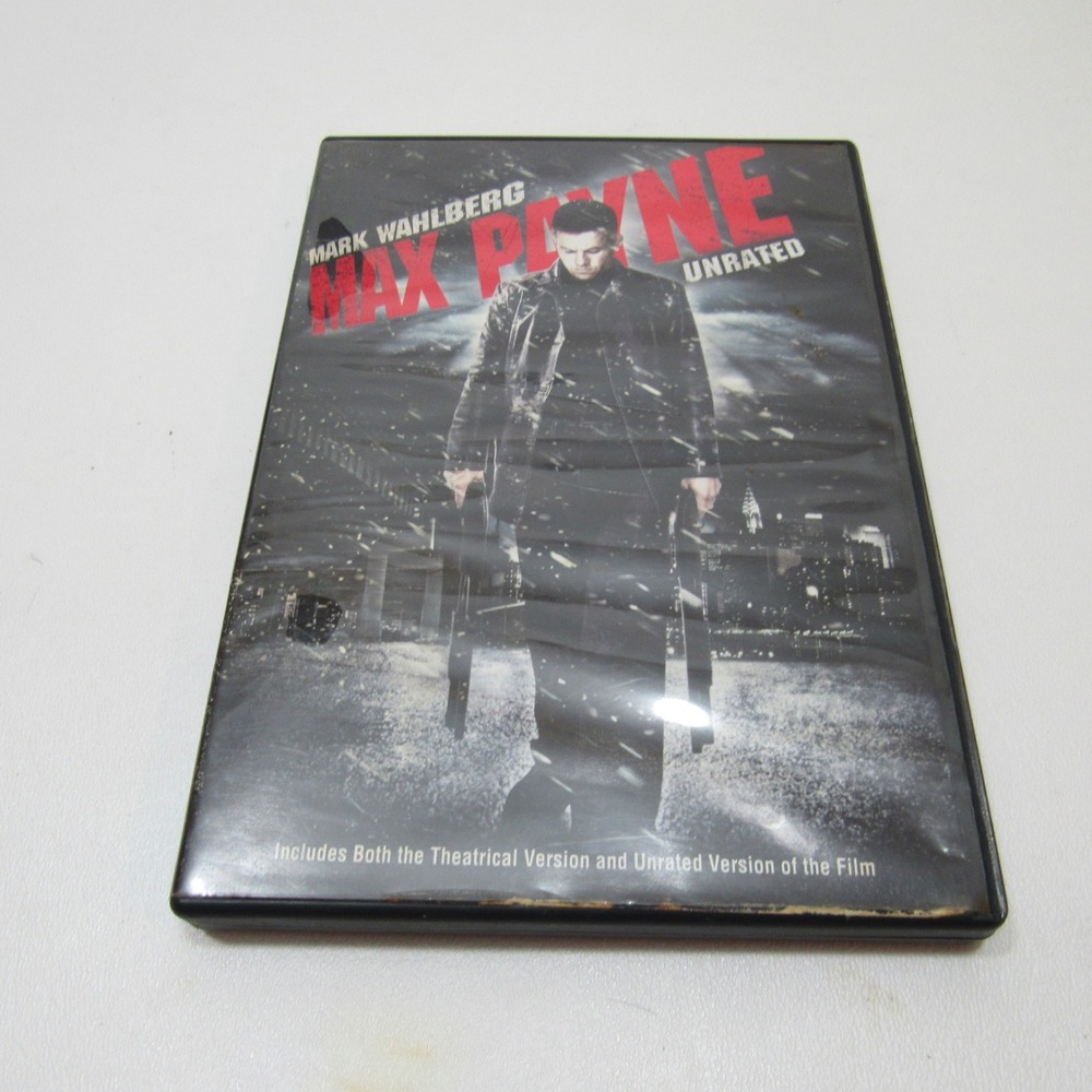 Max Payne UNRATED DVD Mark Wahlberg Action Crime‎ Thriller Movie Film